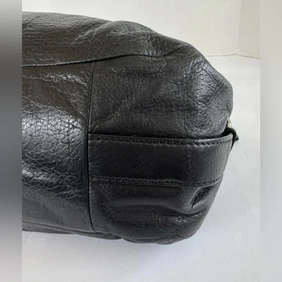 Coach G1271- 21225 Madison Maggie Black Leather Hobo Shoulder Tote Bag Supple - Picture 8 of 13